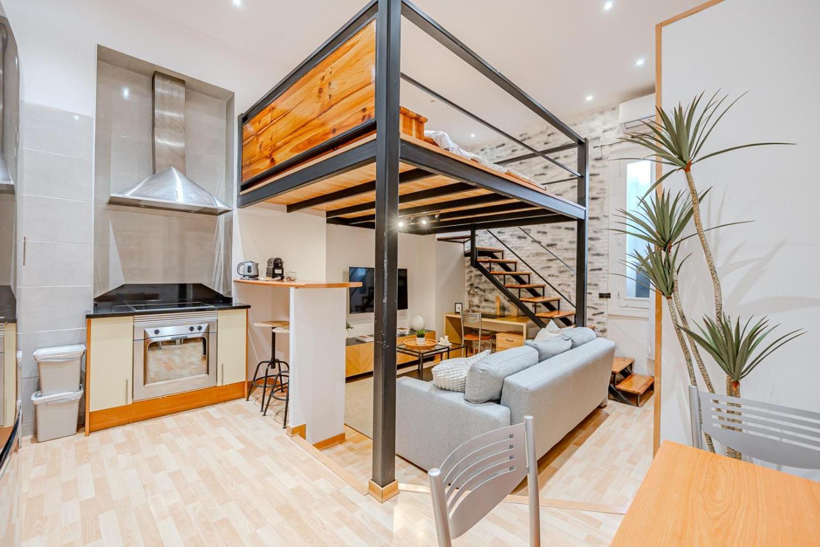 Increible Loft A 5 Min Del Retiro & Wizink Apartment Madrid Ngoại thất bức ảnh
