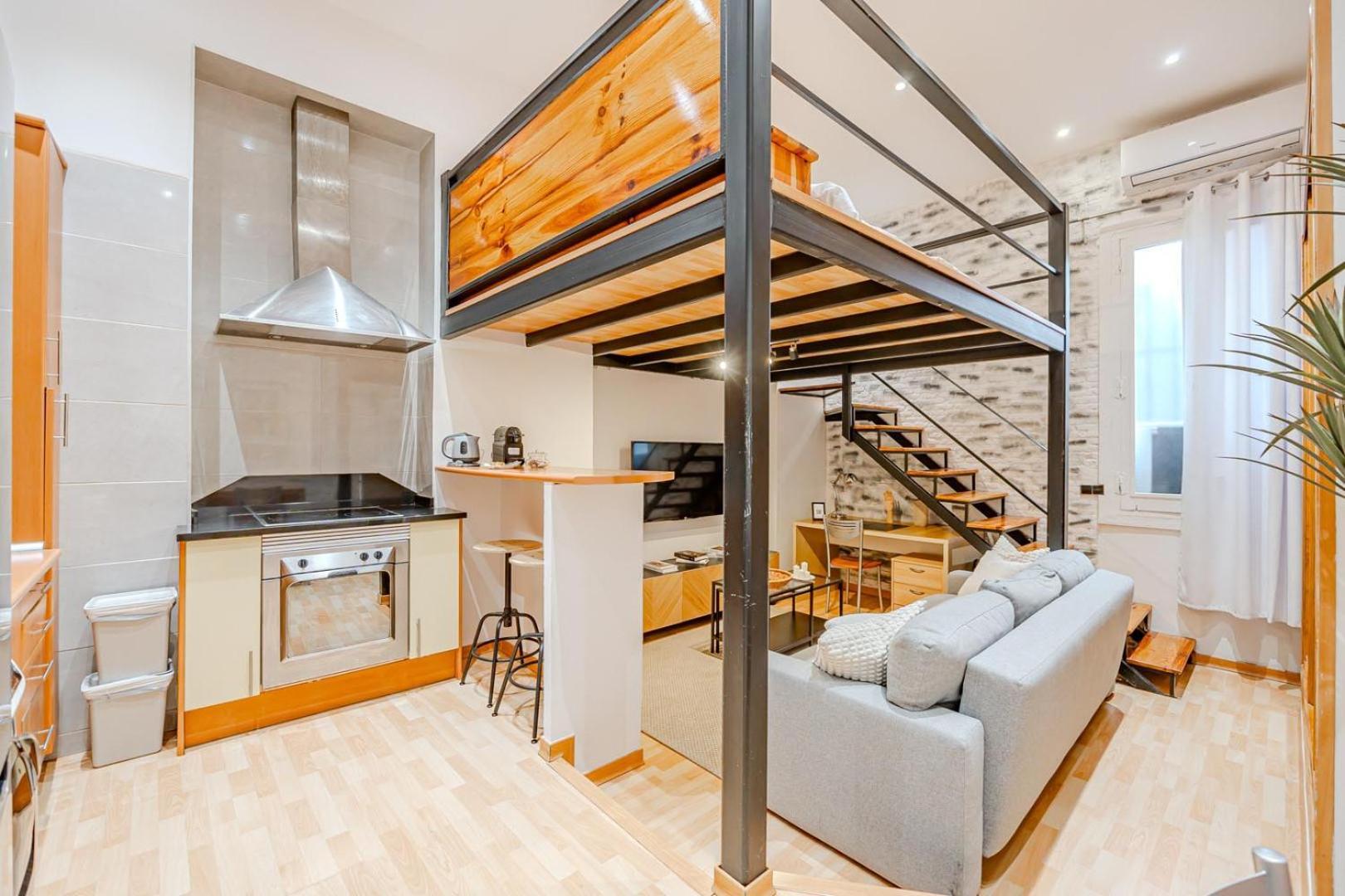Increible Loft A 5 Min Del Retiro & Wizink Apartment Madrid Ngoại thất bức ảnh